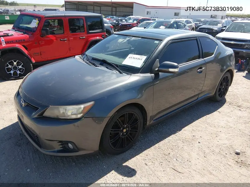 2011 Scion Tc VIN: JTKJF5C73B3019080 Lot: 45364461