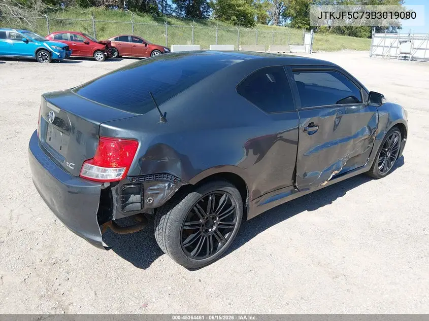2011 Scion Tc VIN: JTKJF5C73B3019080 Lot: 45364461