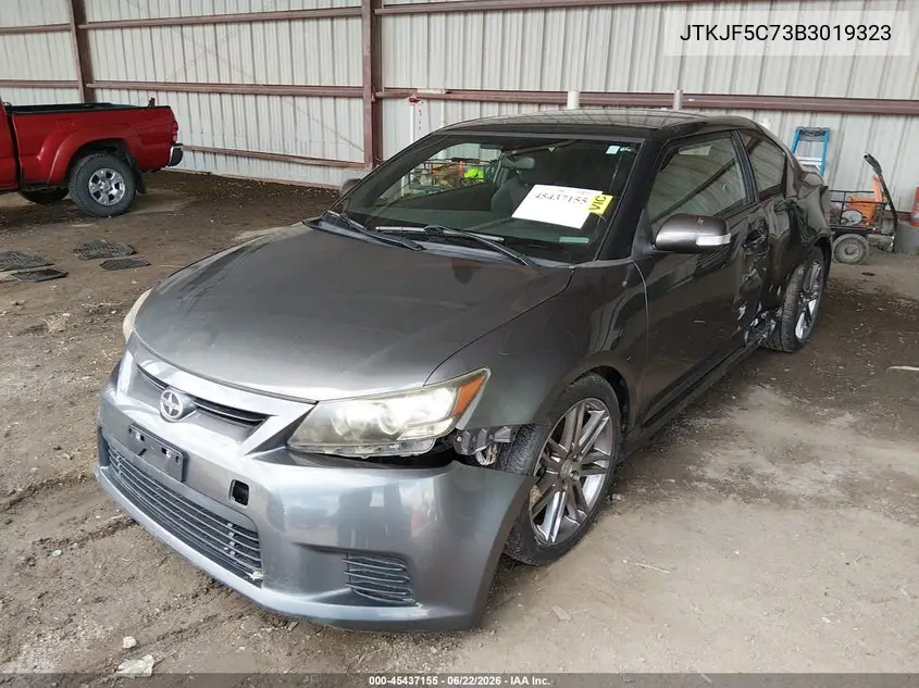 2011 Scion Tc VIN: JTKJF5C73B3019323 Lot: 45437155