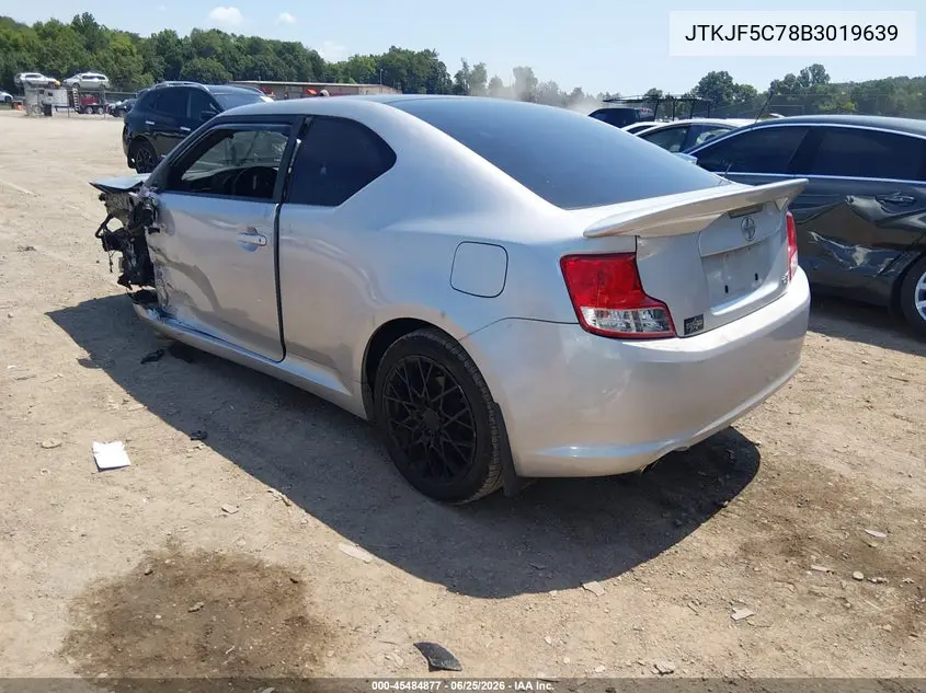 2011 Scion Tc VIN: JTKJF5C78B3019639 Lot: 45484877