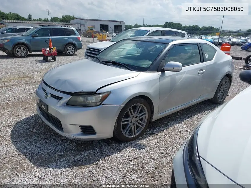 2011 Scion Tc VIN: JTKJF5C75B3008050 Lot: 45490656