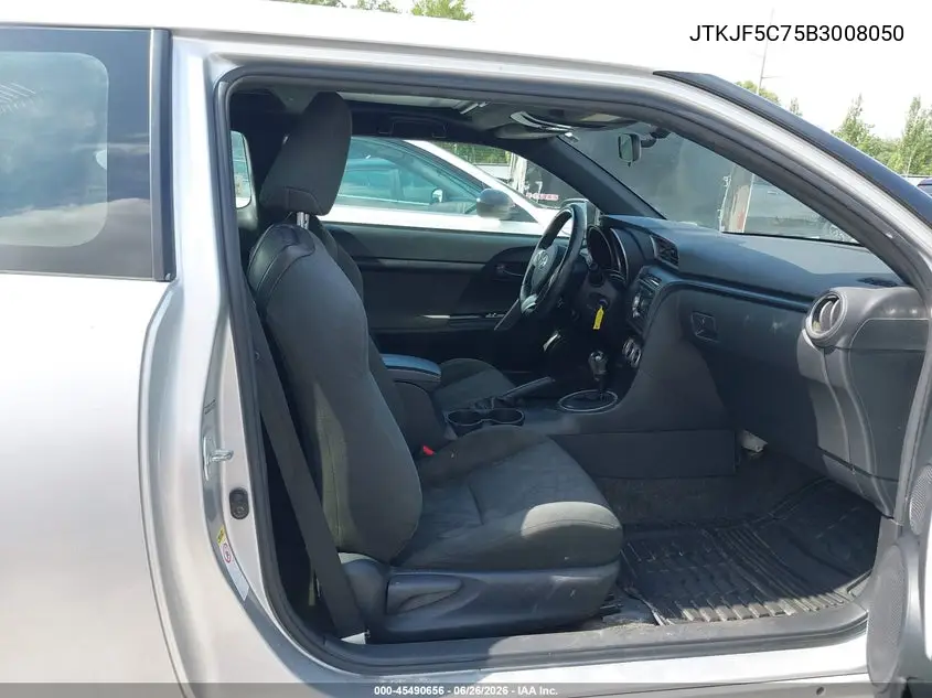 2011 Scion Tc VIN: JTKJF5C75B3008050 Lot: 45490656
