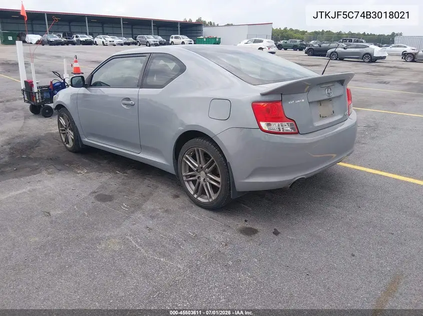 2011 Scion Tc VIN: JTKJF5C74B3018021 Lot: 45503611