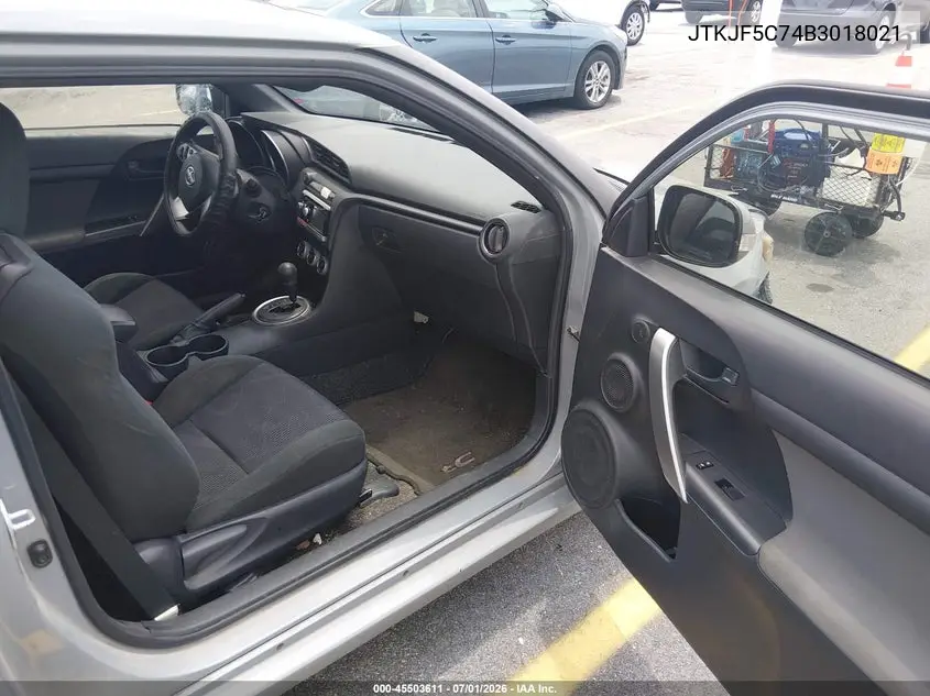 2011 Scion Tc VIN: JTKJF5C74B3018021 Lot: 45503611