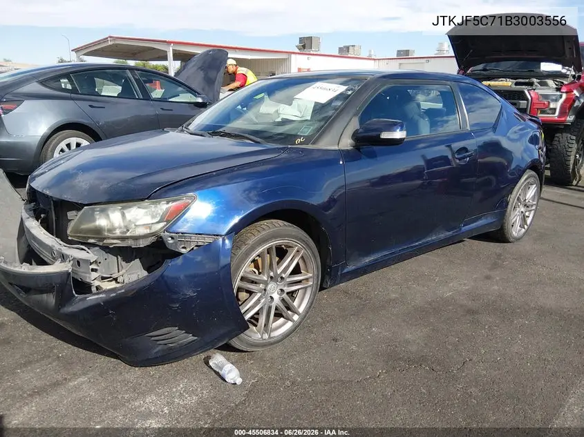 2011 Scion Tc VIN: JTKJF5C71B3003556 Lot: 45506834