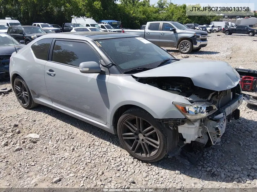 2011 Scion Tc VIN: JTKJF5C73B3013358 Lot: 45506886