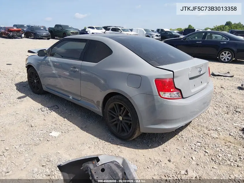 2011 Scion Tc VIN: JTKJF5C73B3013358 Lot: 45506886
