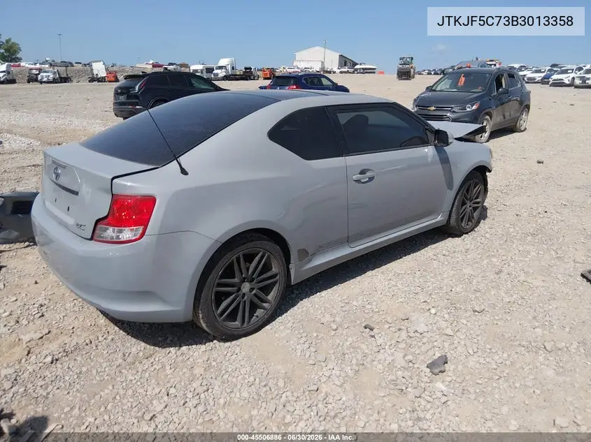 2011 Scion Tc VIN: JTKJF5C73B3013358 Lot: 45506886