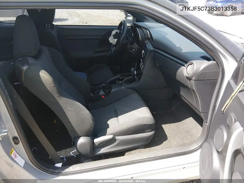 2011 Scion Tc VIN: JTKJF5C73B3013358 Lot: 45506886