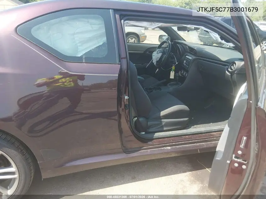 2011 Scion Tc VIN: JTKJF5C77B3001679 Lot: 45531308