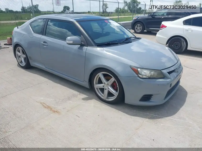 2012 Scion Tc VIN: JTKJF5C73C3029450 Lot: 45320470
