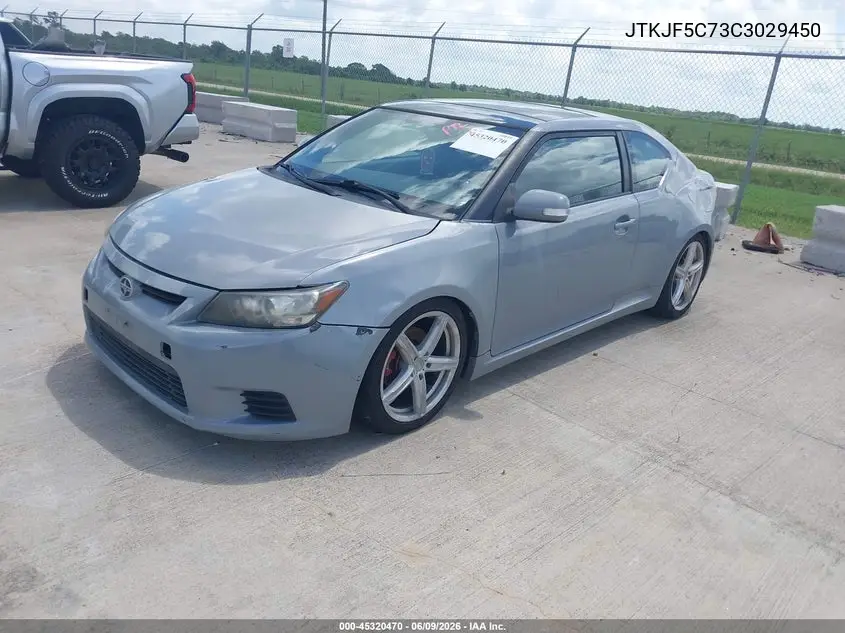 2012 Scion Tc VIN: JTKJF5C73C3029450 Lot: 45320470
