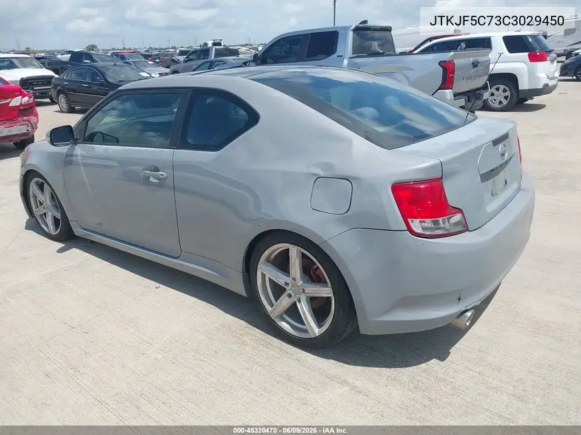 2012 Scion Tc VIN: JTKJF5C73C3029450 Lot: 45320470