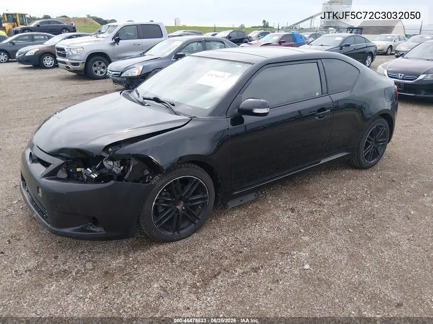 2012 Scion Tc VIN: JTKJF5C72C3032050 Lot: 45476633