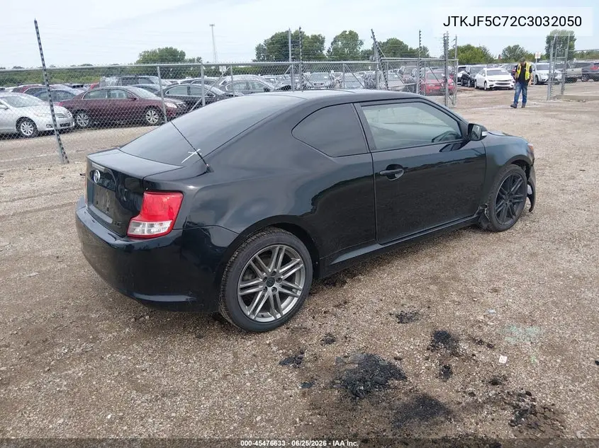 2012 Scion Tc VIN: JTKJF5C72C3032050 Lot: 45476633