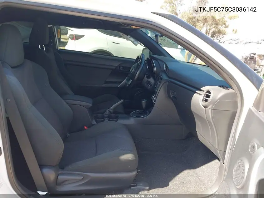 2012 Scion Tc VIN: JTKJF5C75C3036142 Lot: 45523873