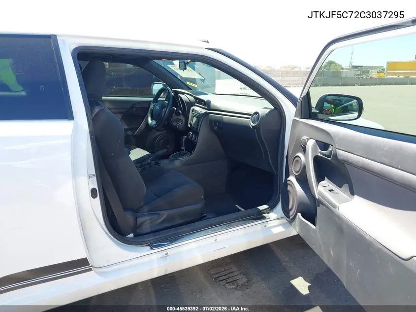 2012 Scion Tc VIN: JTKJF5C72C3037295 Lot: 45539392