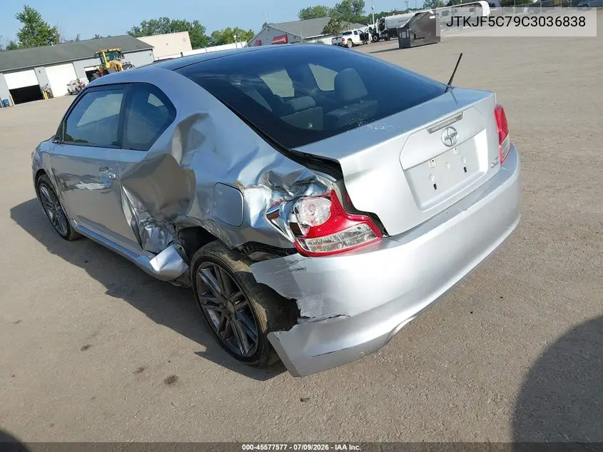 2012 Scion Tc VIN: JTKJF5C79C3036838 Lot: 45577577