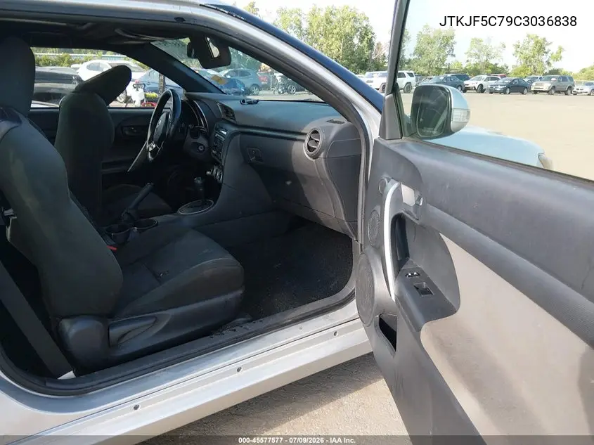 2012 Scion Tc VIN: JTKJF5C79C3036838 Lot: 45577577