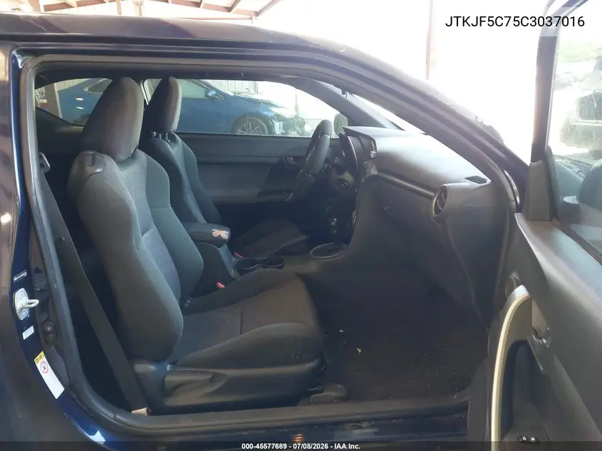 2012 Scion Tc VIN: JTKJF5C75C3037016 Lot: 45577689