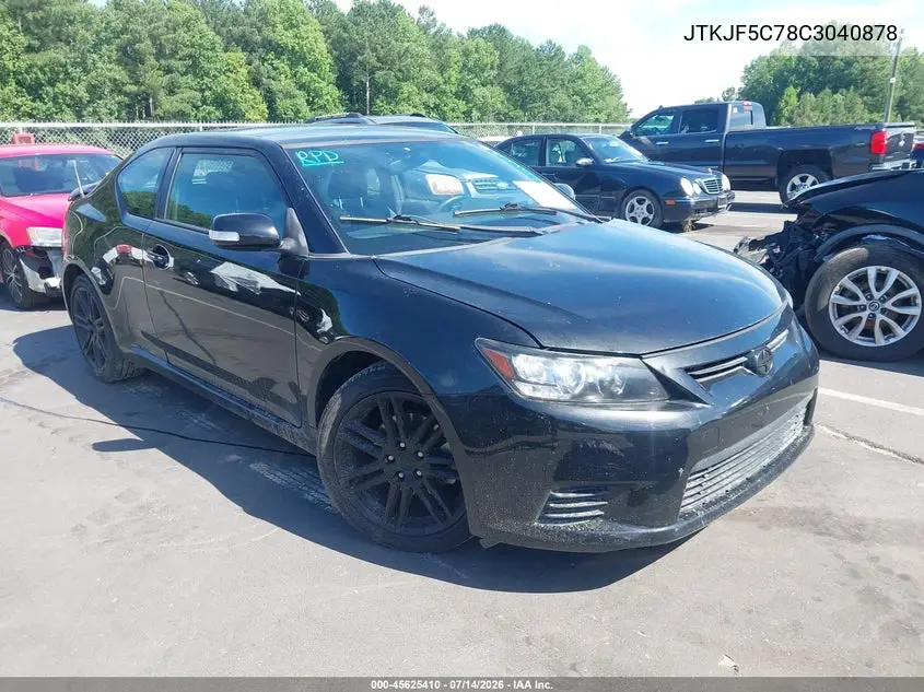 2012 Scion Tc VIN: JTKJF5C78C3040878 Lot: 45625410