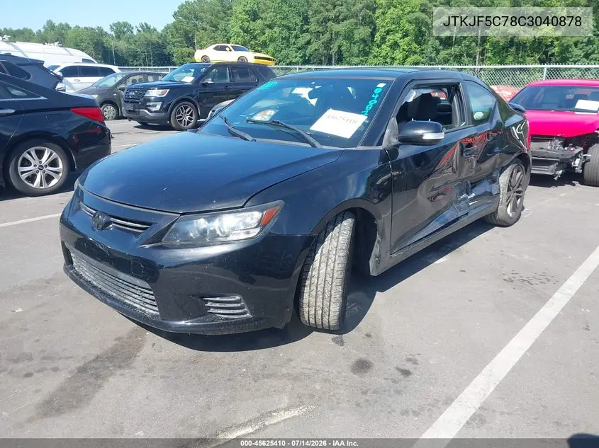2012 Scion Tc VIN: JTKJF5C78C3040878 Lot: 45625410
