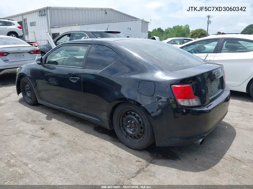 2013 Scion Tc VIN: JTKJF5C7XD3060342 Lot: 45230581