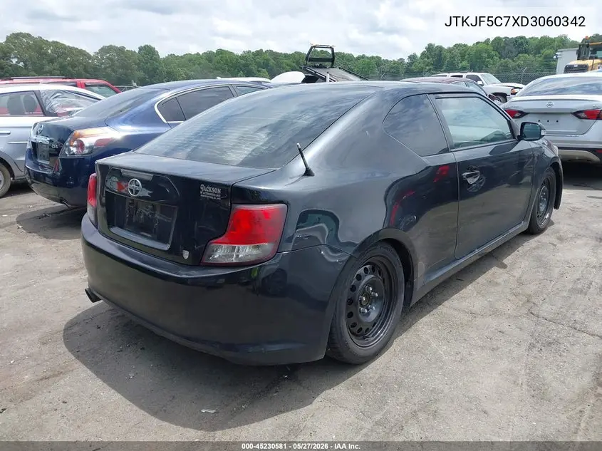 2013 Scion Tc VIN: JTKJF5C7XD3060342 Lot: 45230581