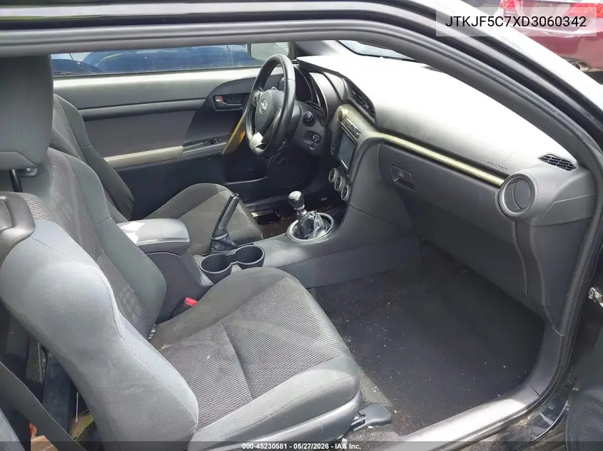 2013 Scion Tc VIN: JTKJF5C7XD3060342 Lot: 45230581