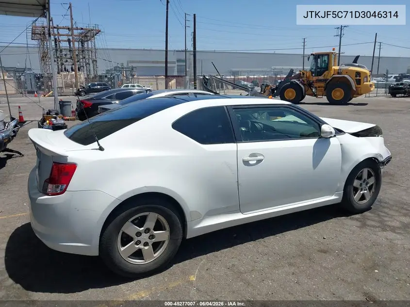 2013 Scion Tc VIN: JTKJF5C71D3046314 Lot: 45277007