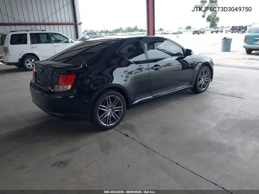 2013 Scion Tc VIN: JTKJF5C73D3049750 Lot: 45333239