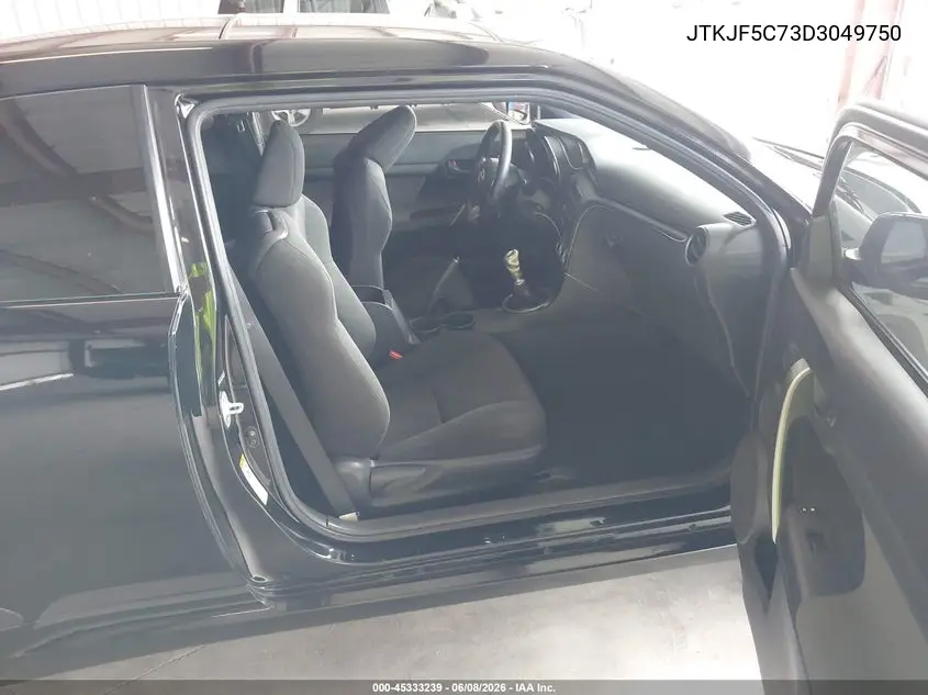 2013 Scion Tc VIN: JTKJF5C73D3049750 Lot: 45333239