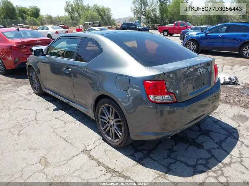 2013 Scion Tc VIN: JTKJF5C77D3056443 Lot: 45349641