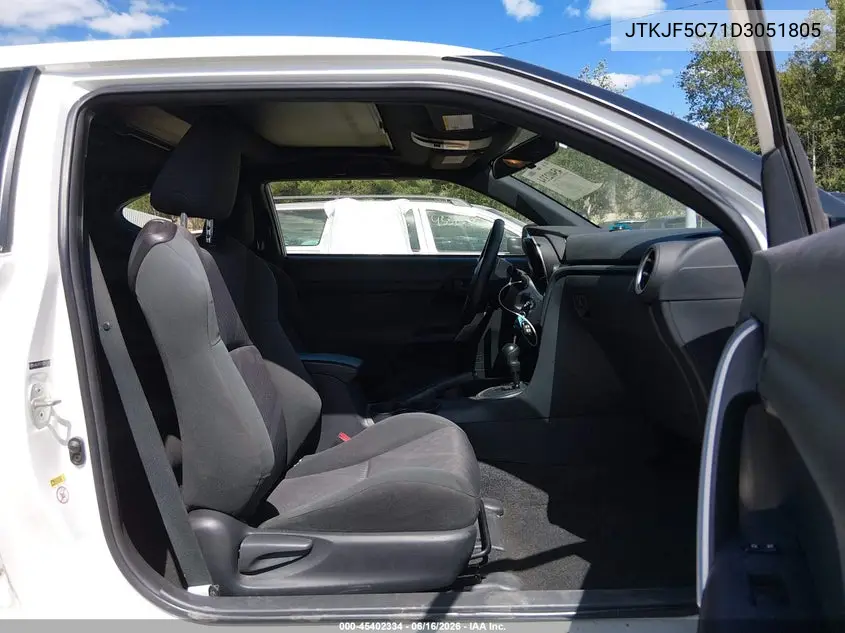 2013 Scion Tc VIN: JTKJF5C71D3051805 Lot: 45402334