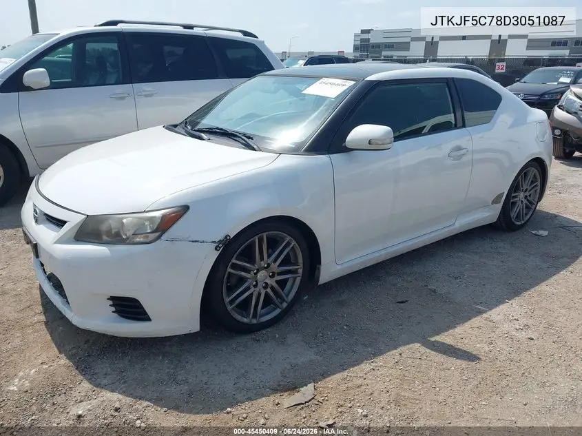 2013 Scion Tc VIN: JTKJF5C78D3051087 Lot: 45450409