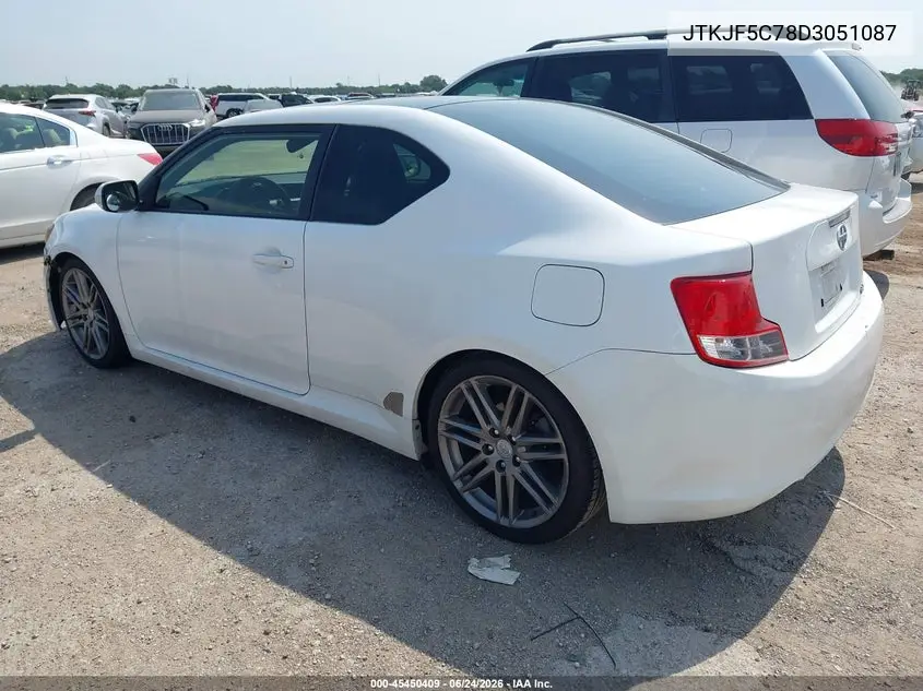 2013 Scion Tc VIN: JTKJF5C78D3051087 Lot: 45450409