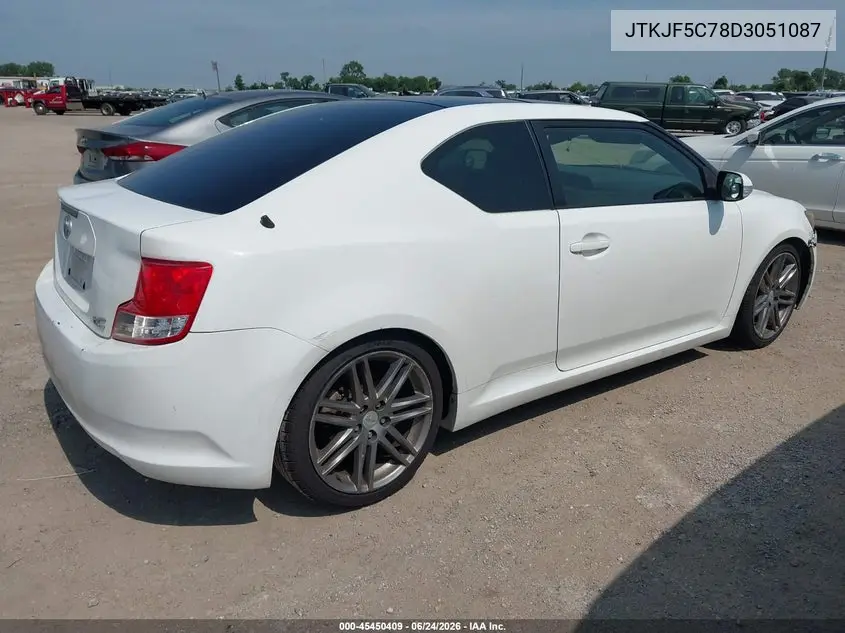 2013 Scion Tc VIN: JTKJF5C78D3051087 Lot: 45450409