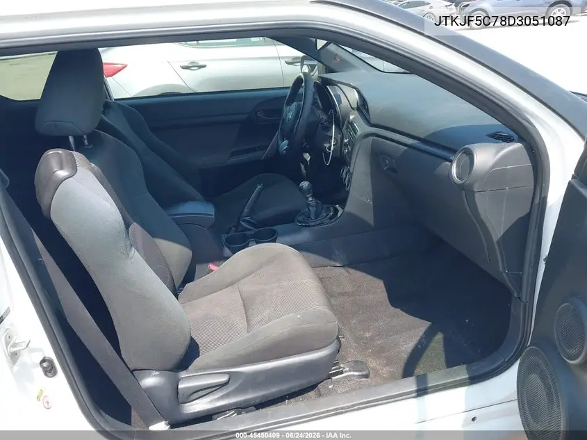 2013 Scion Tc VIN: JTKJF5C78D3051087 Lot: 45450409
