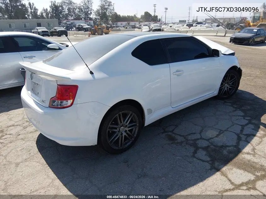 2013 Scion Tc VIN: JTKJF5C7XD3049096 Lot: 45474833