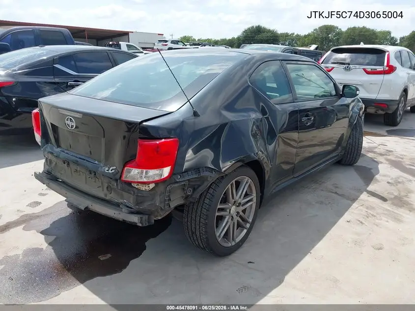 2013 Scion Tc VIN: JTKJF5C74D3065004 Lot: 45478091