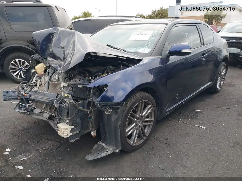 2013 Scion Tc VIN: JTKJF5C76D3054716 Lot: 45478389