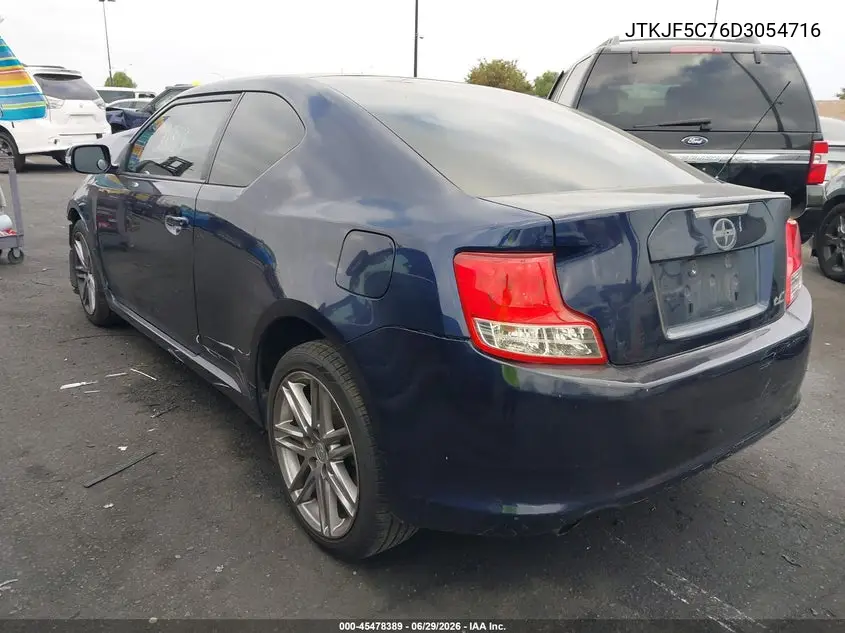 2013 Scion Tc VIN: JTKJF5C76D3054716 Lot: 45478389