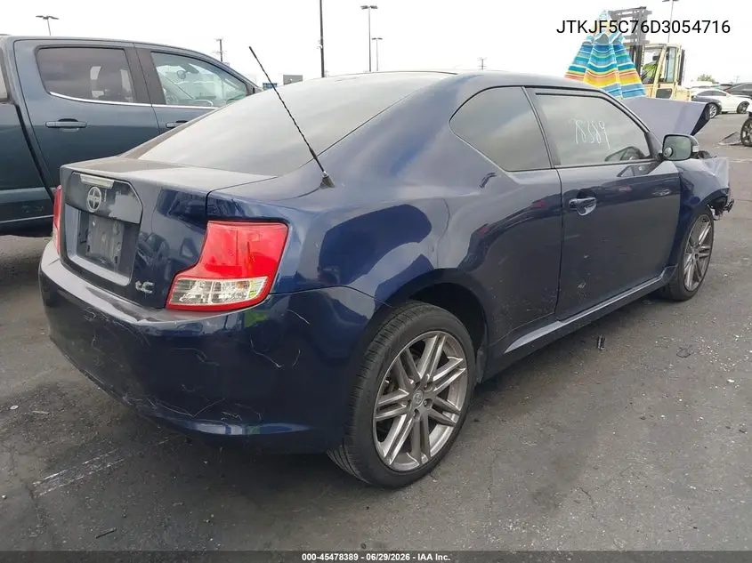 2013 Scion Tc VIN: JTKJF5C76D3054716 Lot: 45478389
