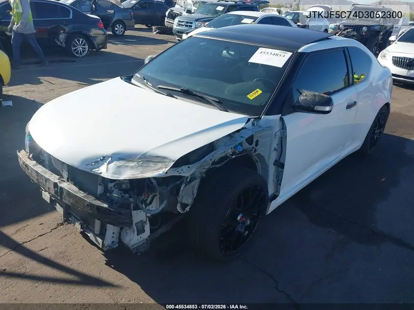 2013 Scion Tc VIN: JTKJF5C74D3062300 Lot: 45534853
