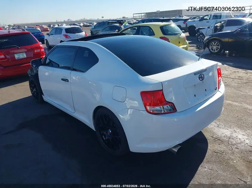 2013 Scion Tc VIN: JTKJF5C74D3062300 Lot: 45534853