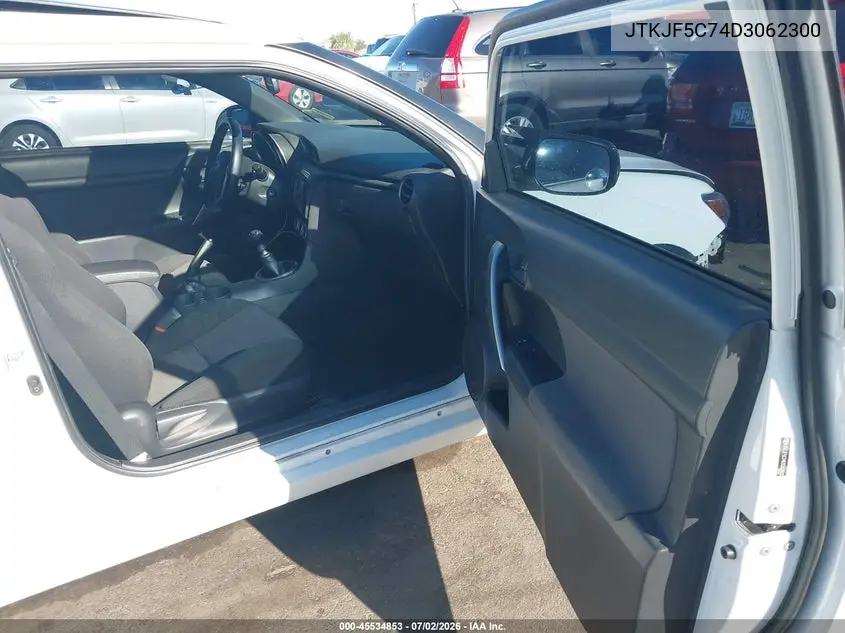 2013 Scion Tc VIN: JTKJF5C74D3062300 Lot: 45534853