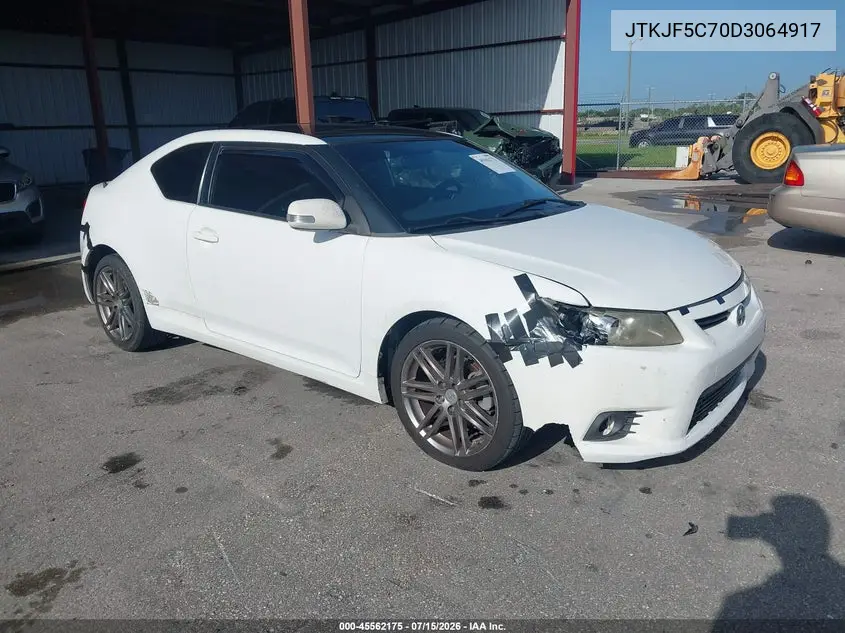 2013 Scion Tc VIN: JTKJF5C70D3064917 Lot: 45562175