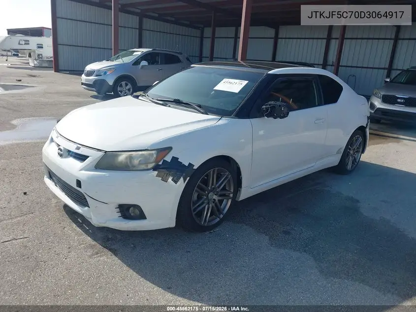 2013 Scion Tc VIN: JTKJF5C70D3064917 Lot: 45562175