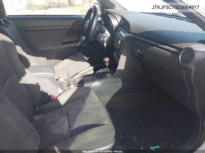 2013 Scion Tc VIN: JTKJF5C70D3064917 Lot: 45562175