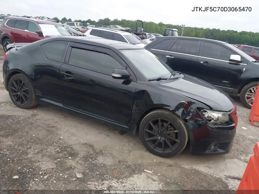 2013 Scion Tc VIN: JTKJF5C70D3065470 Lot: 45576534
